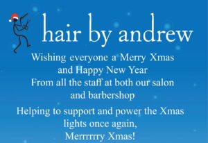 Hair By Andrew at Christmas